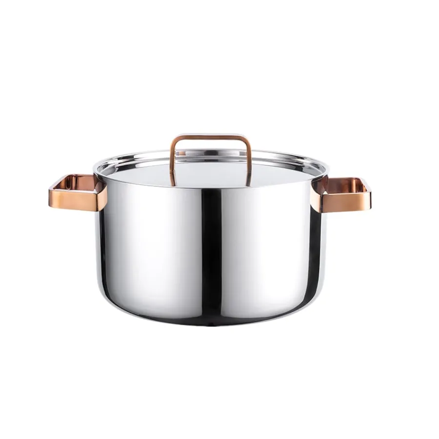 Løve Boen Gryte 3-Ply 3,5L 20cm Med Rosegull Håndtak<LØVE New