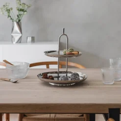 Løve Vinje Etasjefat Rustfritt Stål 30cm Sølv<LØVE Hot