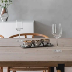 Løve Vinje Fat m/3 Skåler Rustfritt Stål 30cm Sølv<LØVE Sale