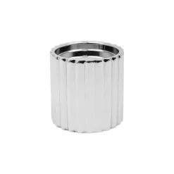 Løve Vinje Telysholder Rustfritt Stål 9cm Sølv<LØVE Sale