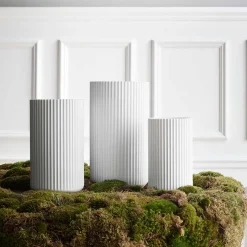 Lyng Porcelæn Vase 25cm Hvit<LYNGBY Best