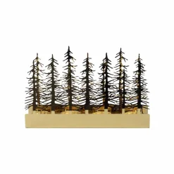 Lysestake 4 Lys Skog Gull 25,5cm x 15,8cm<CHRISTIANIA 1739 Online