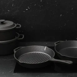 Malm Grillpanne Støpejern Uten Emalje 28cm<ASK Online