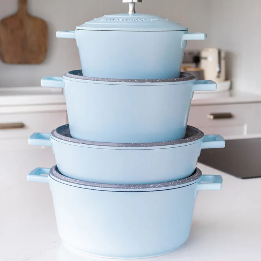 Masterclass Cast Aluminium Gryte 4L Himmelblå<Lifetime Brands Europe ltd Online