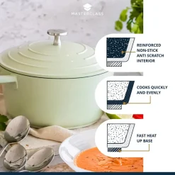 Masterclass Cast Aluminium Gryte 4L Mintgrønn<Lifetime Brands Europe ltd Discount