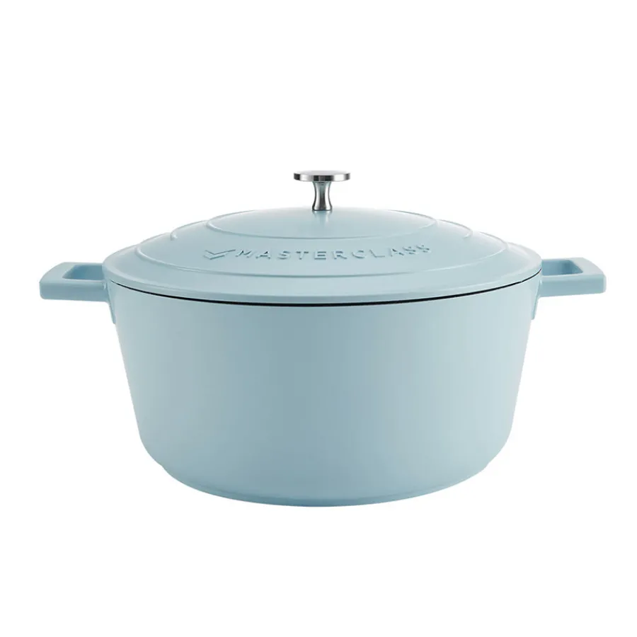 Masterclass Cast Aluminium Gryte 5L Himmelblå<Lifetime Brands Europe ltd