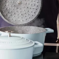 Masterclass Cast Aluminium Gryte 5L Himmelblå<Lifetime Brands Europe ltd