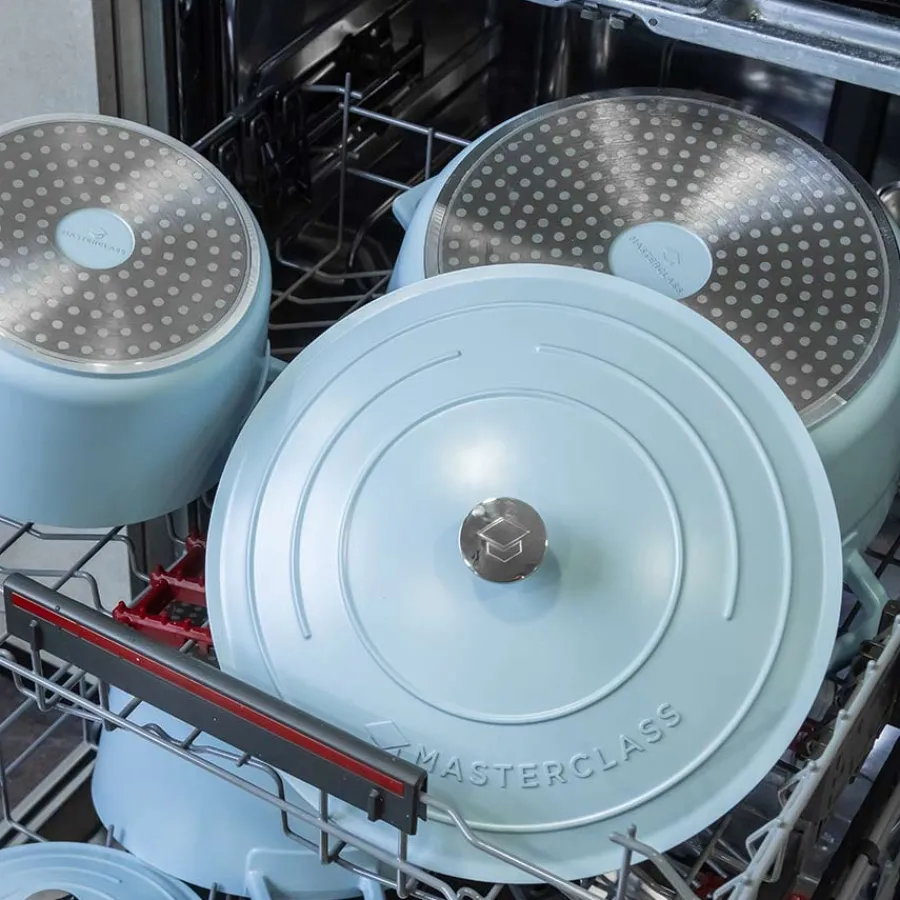 Masterclass Cast Aluminium Gryte 5L Himmelblå<Lifetime Brands Europe ltd