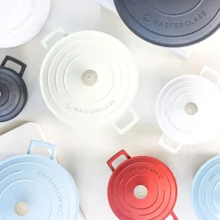 Masterclass Cast Aluminium Gryte 5L Himmelblå<Lifetime Brands Europe ltd