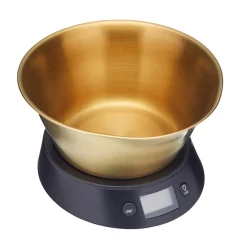 Masterclass Kjøkkenvekt 5kg Sort & Gull<Lifetime Brands Europe ltd Clearance