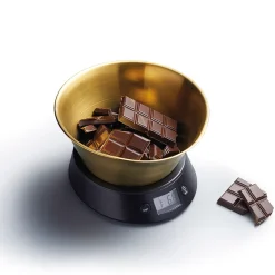 Masterclass Kjøkkenvekt 5kg Sort & Gull<Lifetime Brands Europe ltd Clearance