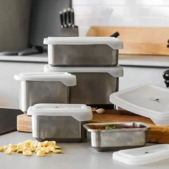 Masterclass Oppbevaringsboks 750ml Rustfritt Stål<Lifetime Brands Europe ltd Hot