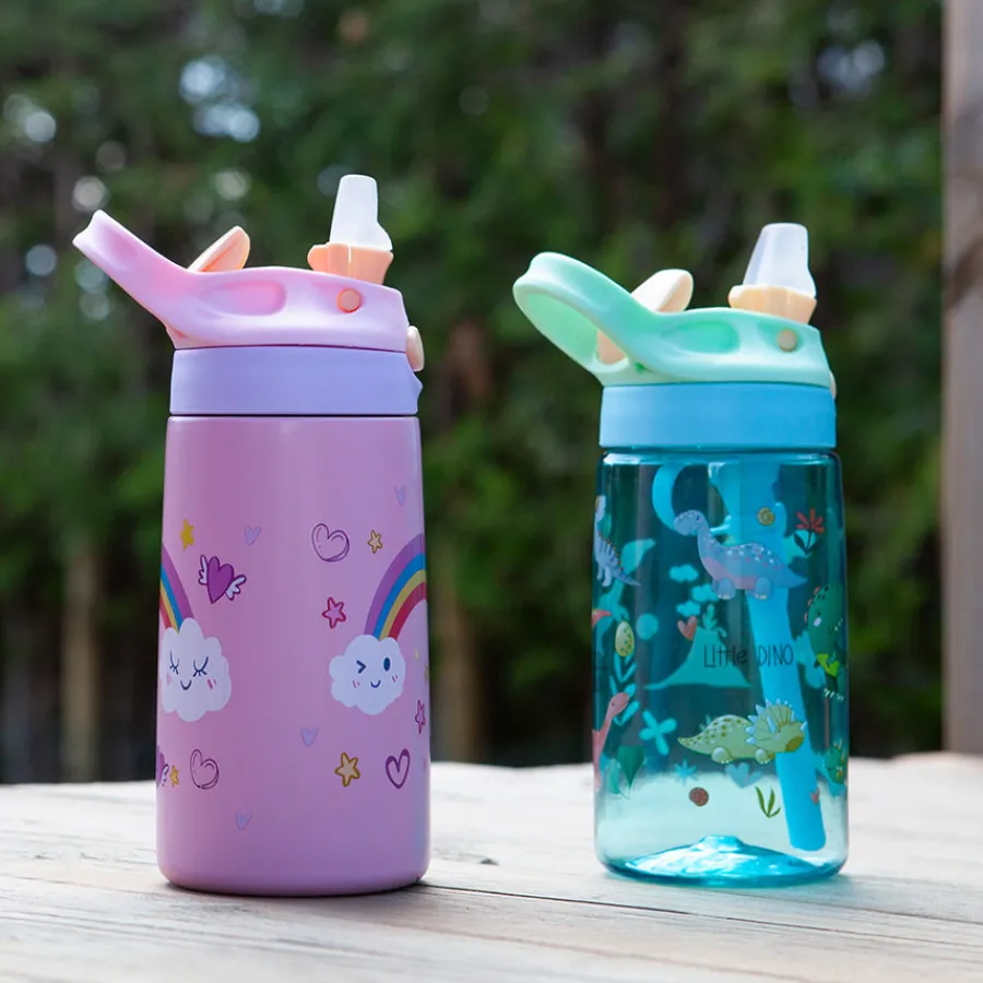 Play Drikkeflaske Stål 400ml Rosa<MINIS Best