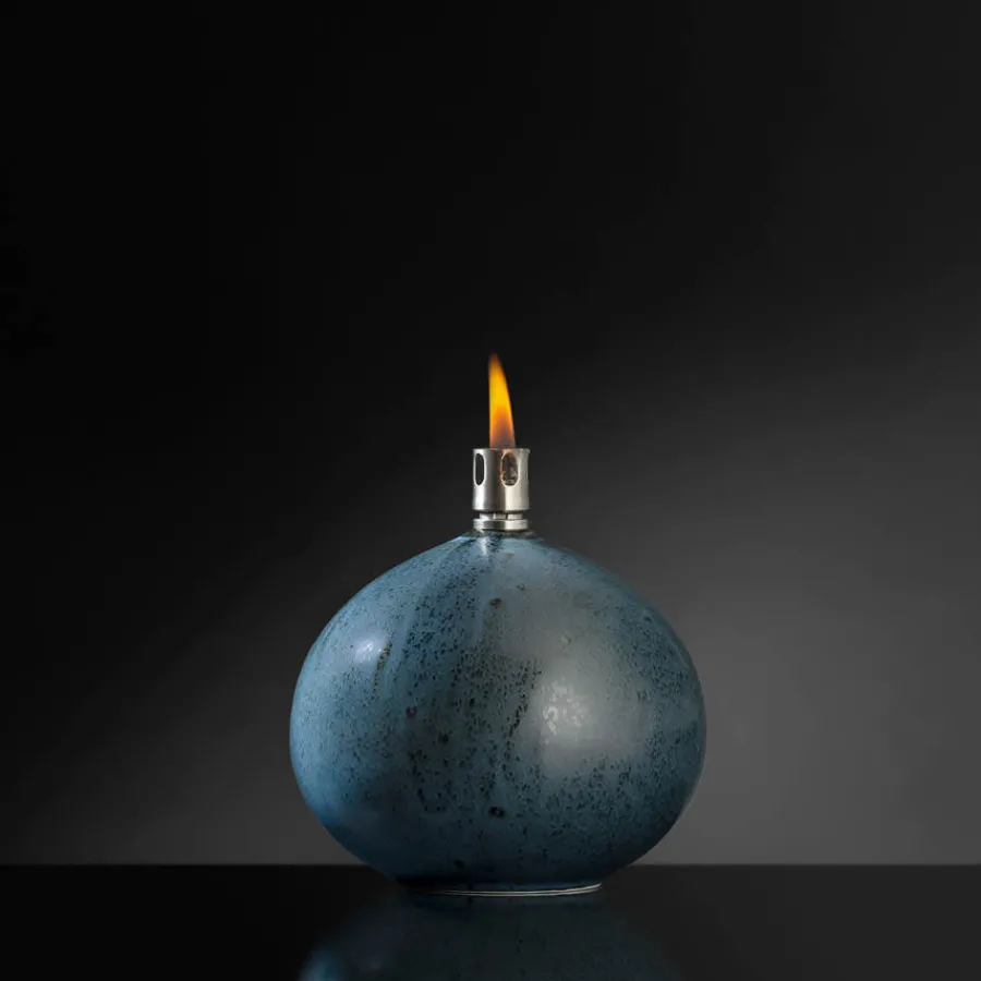 Nordic Living Oljelampe 11,5 x 10cm Blå<PORSGRUNDS PORSELÆNSFABRIK Best