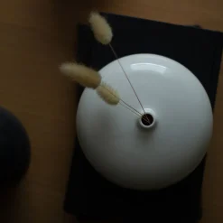 Nordic Living Vase 13,5 x 7cm Hvit<PORSGRUNDS PORSELÆNSFABRIK