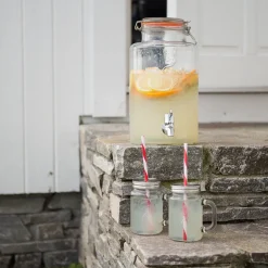 Norgesglass Seidel Glass 2pk m/Sugerør<NORGESGLASSET Sale