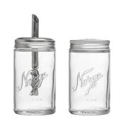 Norgesglass Sukker og Kanel Sett<NORGESGLASSET Clearance