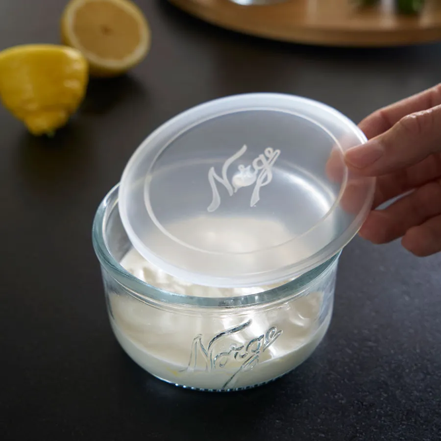 Norgesglass med Plastlokk 370ml<NORGESGLASSET Sale