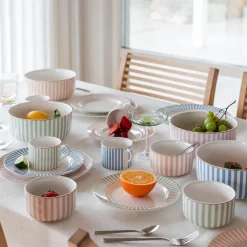 Abby Skål 12cm Oransje m/Gullkant<NOVA Outlet