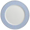 Abby Tallerken 26cm Blå m/Gullkant<NOVA Outlet