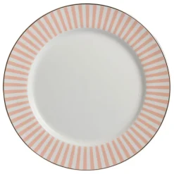 Abby Tallerken 26cm Oransje m/Gullkant<NOVA Best