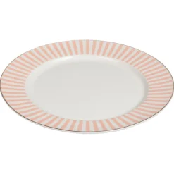 Abby Tallerken 26cm Oransje m/Gullkant<NOVA Best