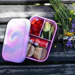 Dynamic Matboks 1200ml Silikon 3 Rom Rosa Batikk<NOVA