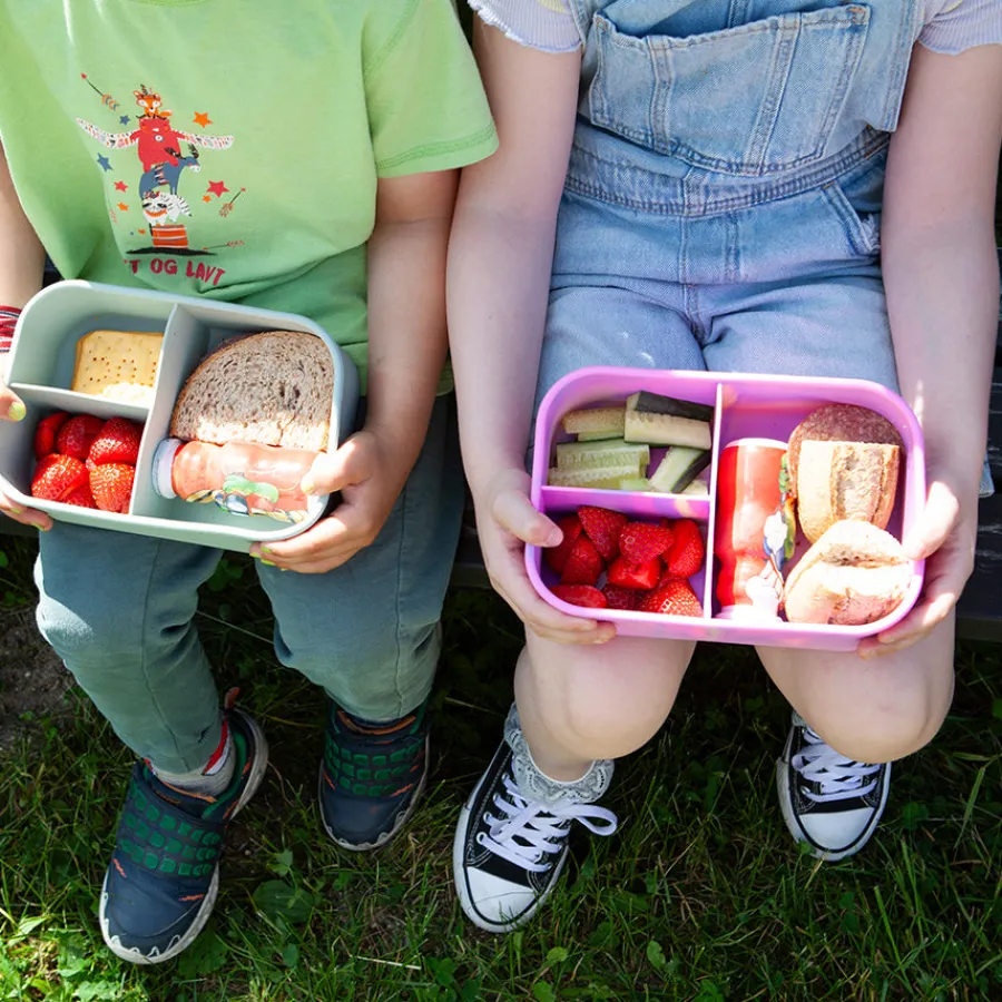 Dynamic Matboks 1200ml Silikon 3 Rom Rosa Batikk<NOVA