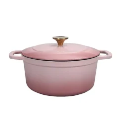 Dynamic Støpejernsgryte 4,3L 24cm Rosa<NOVA Clearance