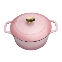 Dynamic Støpejernsgryte 4,3L 24cm Rosa<NOVA Clearance