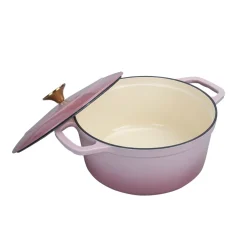 Dynamic Støpejernsgryte 4,3L 24cm Rosa<NOVA Clearance