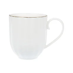 Lilly Krus 32cl Hvit m/Gullkant<NOVA Outlet