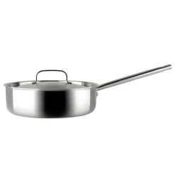 Pillivuyt Somme Sautepanne med Lokk 24cm Rustfritt Stål<PILLIVUYT GOURMET New