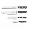 Pluton Knivsett 4 Kniver Sort<SABATIER Hot