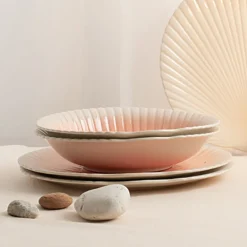 Porsgrunds Porselænsfabrik Kamskjell Dyp Tallerken 22cm Korall<PORSGRUNDS PORSELÆNSFABRIK Online