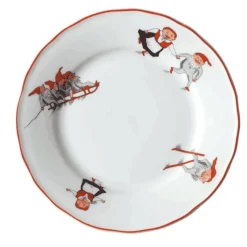 Porsgrunds Porselænsfabrik Nisseservise Middagstallerken 27 cm<PORSGRUNDS PORSELÆNSFABRIK Clearance