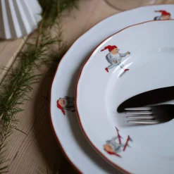 Porsgrunds Porselænsfabrik Nisseservise Asjett 17,5cm<PORSGRUNDS PORSELÆNSFABRIK Clearance