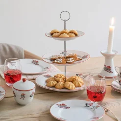 Porsgrunds Porselænsfabrik Nisseservise Asjett 17,5cm<PORSGRUNDS PORSELÆNSFABRIK Clearance