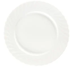 Porsgrunds Porselænsfabrik Bogstad Hvitt Stor Tallerken 27 cm<PORSGRUNDS PORSELÆNSFABRIK Online