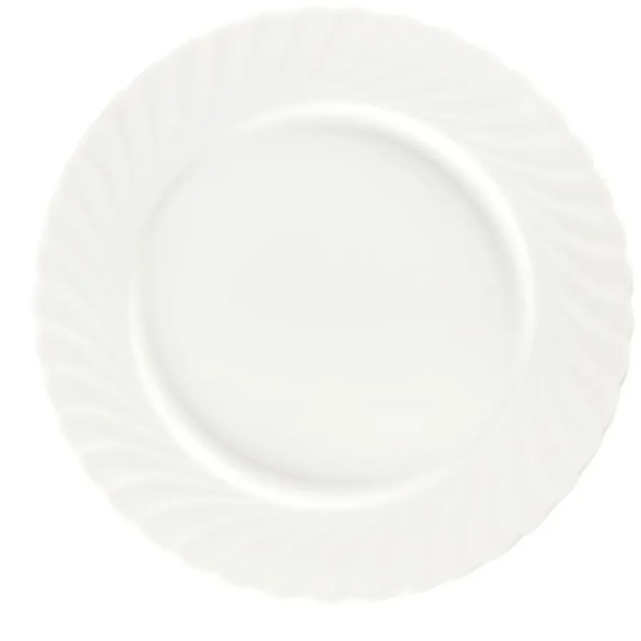 Porsgrunds Porselænsfabrik Bogstad Hvitt Stor Tallerken 27 cm<PORSGRUNDS PORSELÆNSFABRIK Online