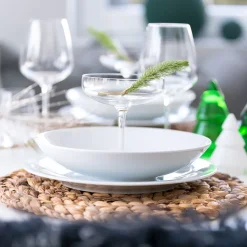 Porsgrunds Porselænsfabrik Sense Tallerken 28cm 4pk<PORSGRUNDS PORSELÆNSFABRIK New