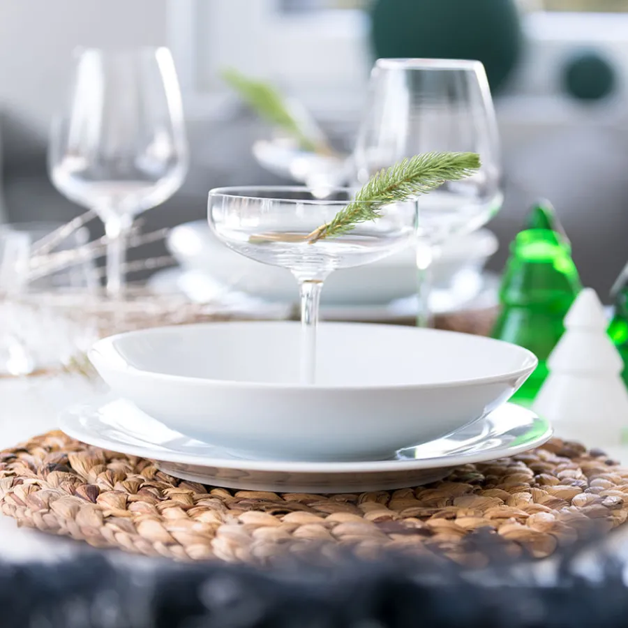 Porsgrunds Porselænsfabrik Sense Tallerken 28cm 4pk<PORSGRUNDS PORSELÆNSFABRIK New