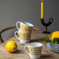 Porsgrunds Porselænsfabrik Ingrid Krus 20cl Gul<PORSGRUNDS PORSELÆNSFABRIK Best