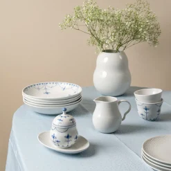 Porsgrunds Porselænsfabrik Bølge Strå Bonbonniere 12,5cm<PORSGRUNDS PORSELÆNSFABRIK Hot