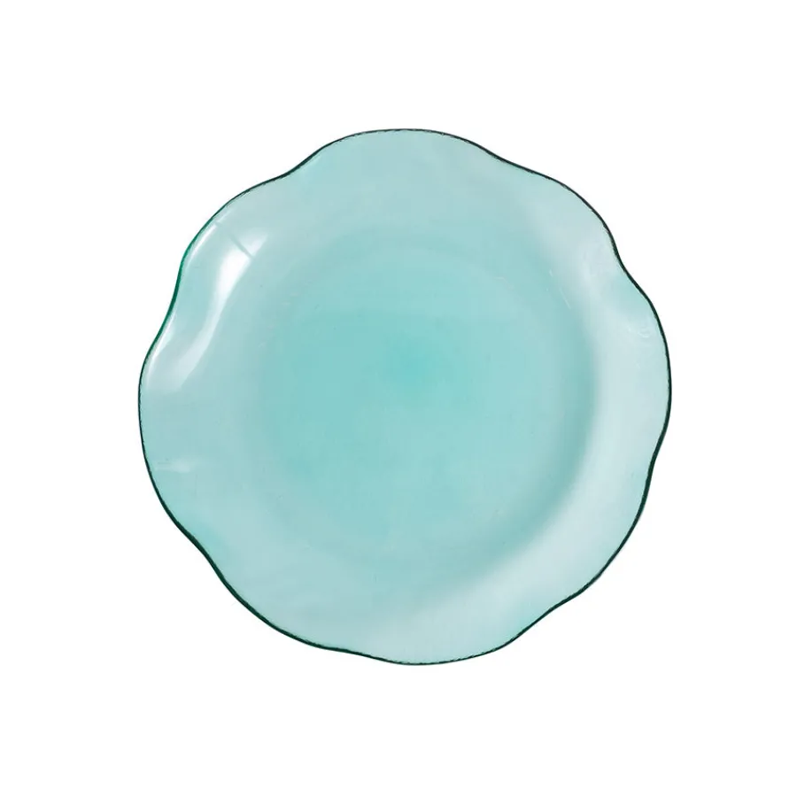Porsgrunds Porselænsfabrik Natur Asjett 22cm Turkis Glass 4pk<PORSGRUNDS PORSELÆNSFABRIK Clearance