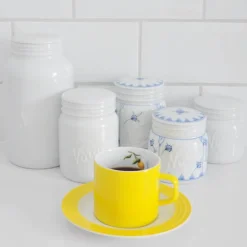 Porsgrunds Porselænsfabrik Citron Kopp & Skål 23 cl<PORSGRUNDS PORSELÆNSFABRIK Best