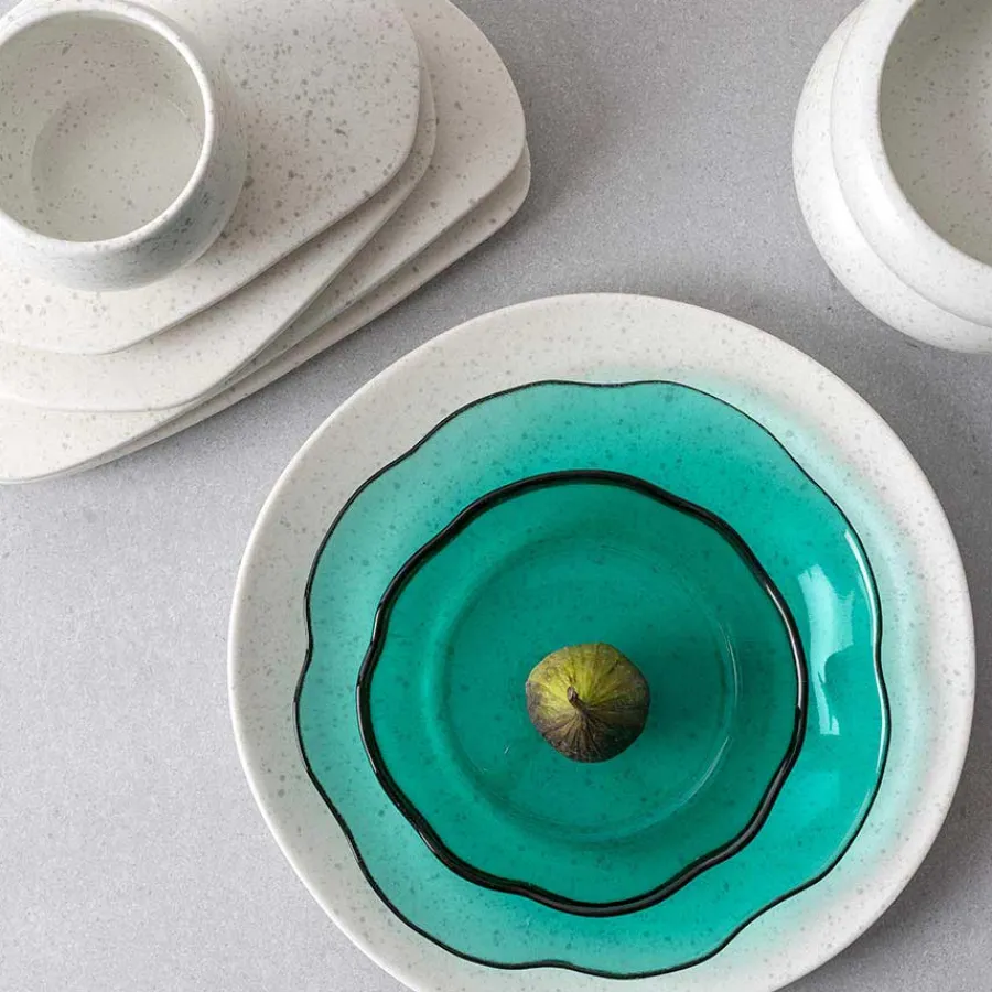 Porsgrunds Porselænsfabrik Natur Organisk Asjett 19,5cm Lys Granitt<PORSGRUNDS PORSELÆNSFABRIK Outlet