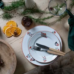 Porsgrunds Porselænsfabrik Nisseservise Tallerken 25cm<PORSGRUNDS PORSELÆNSFABRIK Outlet