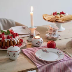 Porsgrunds Porselænsfabrik Nisseservise Tallerken 25cm<PORSGRUNDS PORSELÆNSFABRIK Outlet