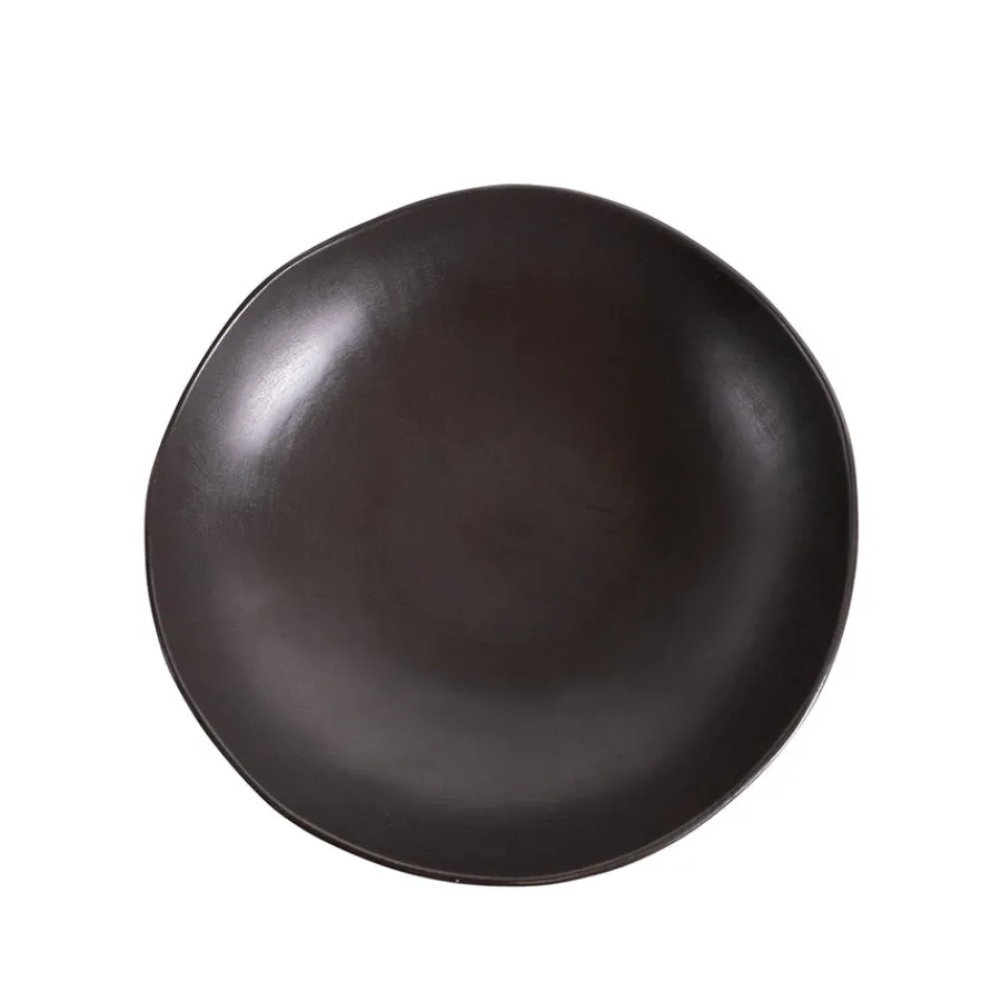 Porsgrunds Porselænsfabrik Natur Dyp Tallerken 24cm Matt Sort<PORSGRUNDS PORSELÆNSFABRIK Outlet